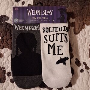 Low Cut Socks - Black and White